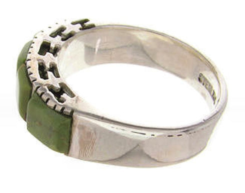 Turquoise Southwest Sterling Silver Ring Size 5 MW64046